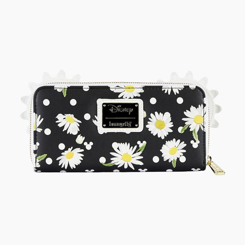Disney Minnie Mouse Daisies Zip Around Wallet